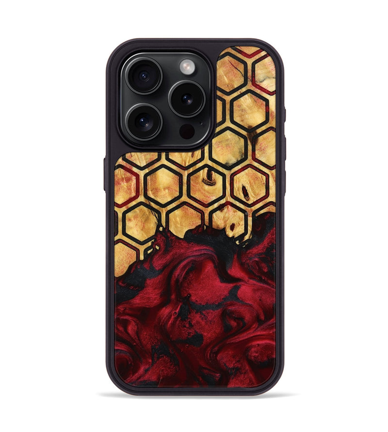 iPhone 15 Pro Wood Phone Case - Tatiana (Pattern, 798733)