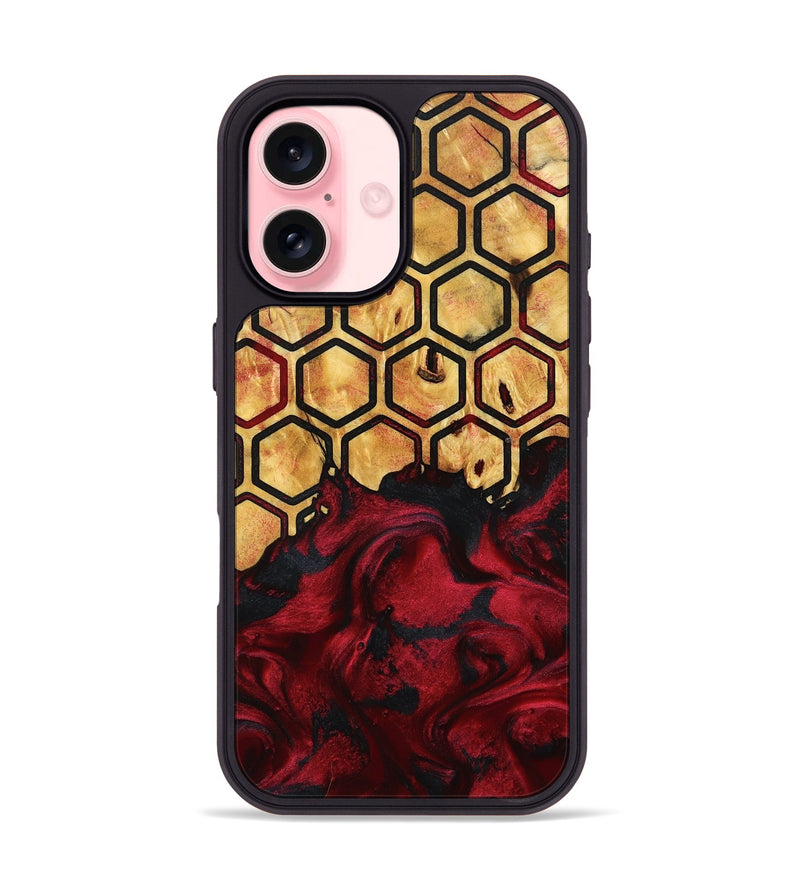 iPhone 16 Wood Phone Case - Tatiana (Pattern, 798733)