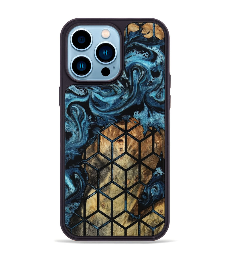 iPhone 14 Pro Max Wood Phone Case - Arleth (Pattern, 798735)