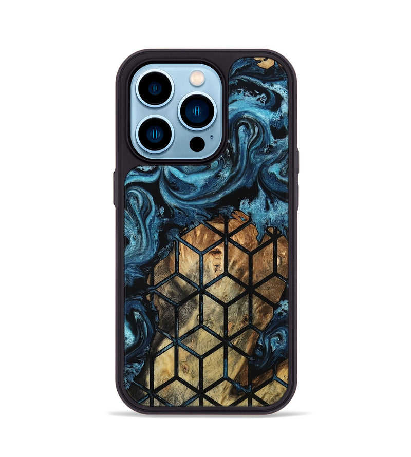 iPhone 14 Pro Wood Phone Case - Arleth (Pattern, 798735)