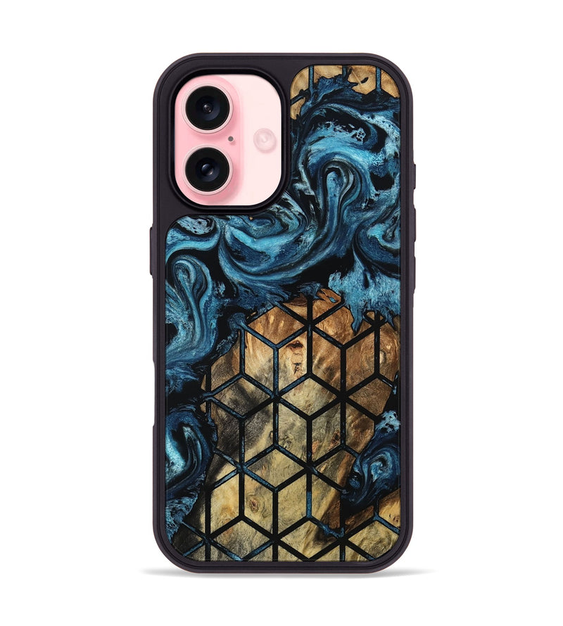 iPhone 16 Wood Phone Case - Arleth (Pattern, 798735)