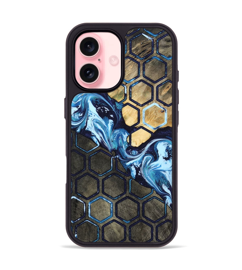 iPhone 16 Wood Phone Case - Terra (Pattern, 798738)