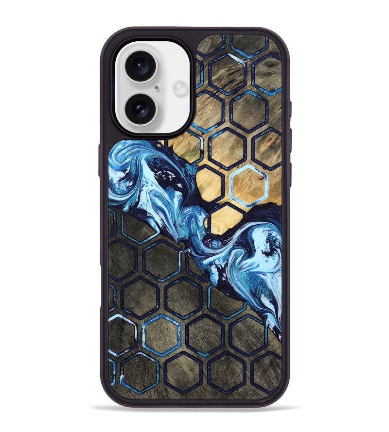 iPhone 16 Plus Wood Phone Case - Terra (Pattern, 798738)