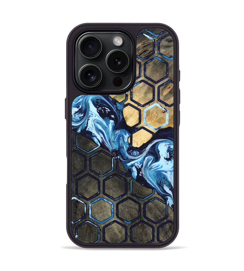 iPhone 16 Pro Wood Phone Case - Terra (Pattern, 798738)