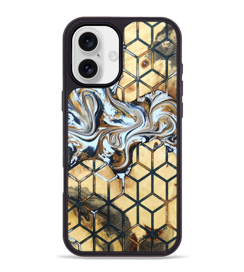 iPhone 16 Plus Wood Phone Case - Elvera (Pattern, 798740)