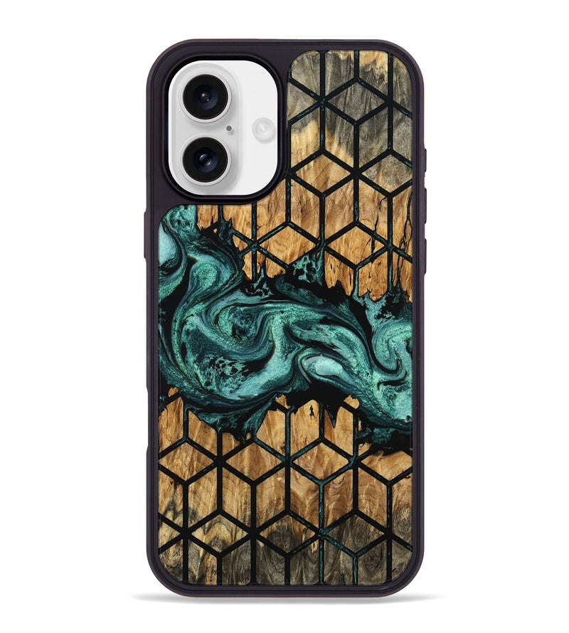 iPhone 16 Plus Wood Phone Case - Maurice (Pattern, 798743)