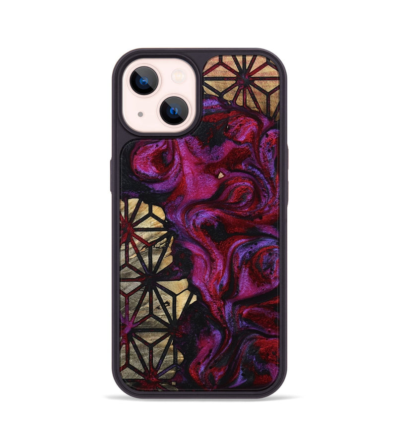 iPhone 14 Wood Phone Case - Pat (Pattern, 798744)