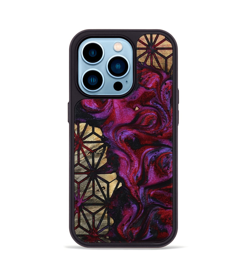 iPhone 14 Pro Wood Phone Case - Pat (Pattern, 798744)