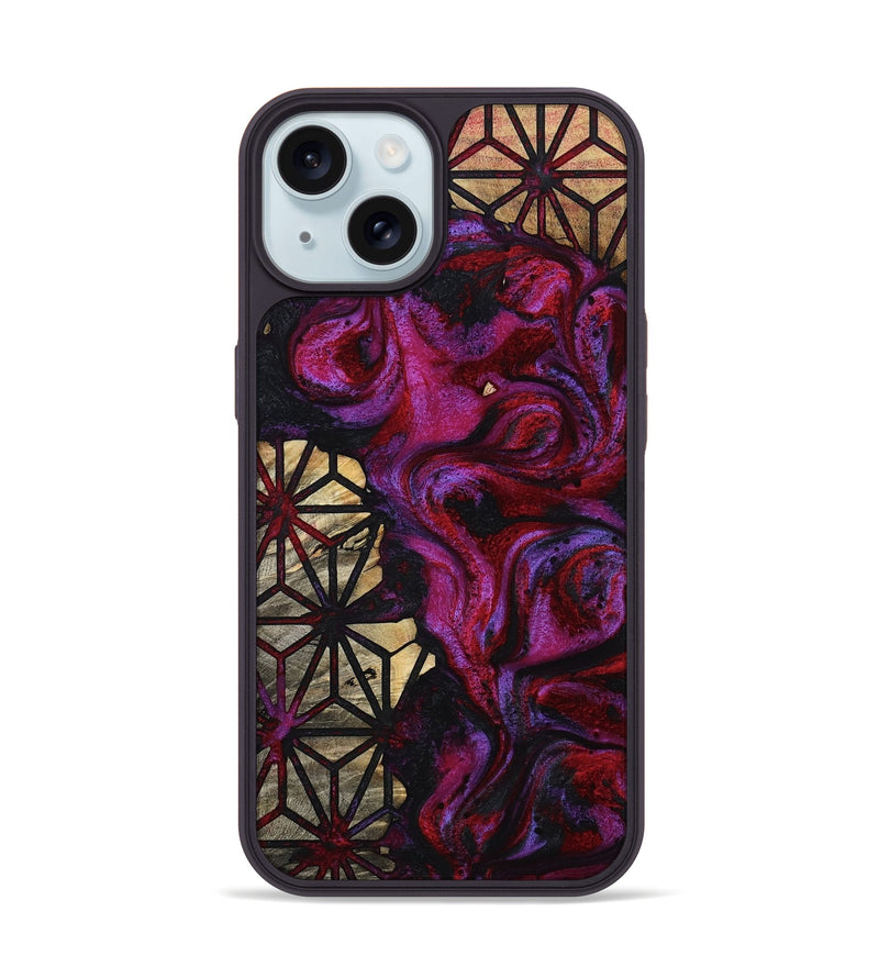 iPhone 15 Wood Phone Case - Pat (Pattern, 798744)