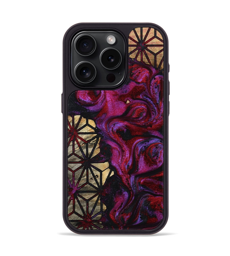 iPhone 15 Pro Wood Phone Case - Pat (Pattern, 798744)