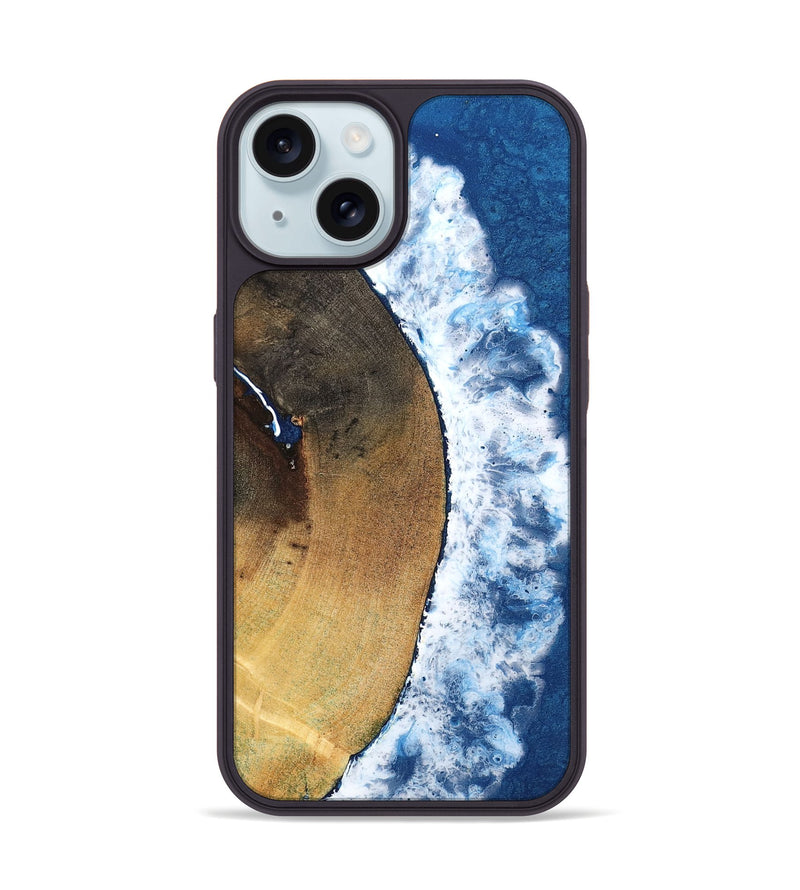 iPhone 15 Wood Phone Case - Aura (Coastal, 798752)