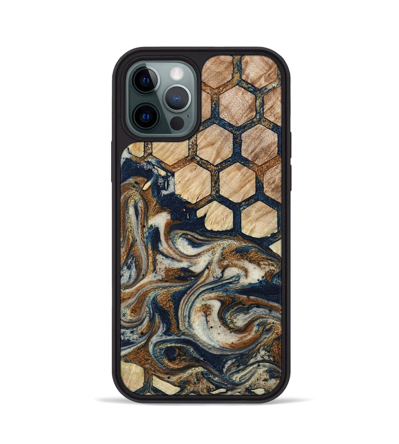 iPhone 12 Pro Wood Phone Case - Sofia (Pattern, 798759)