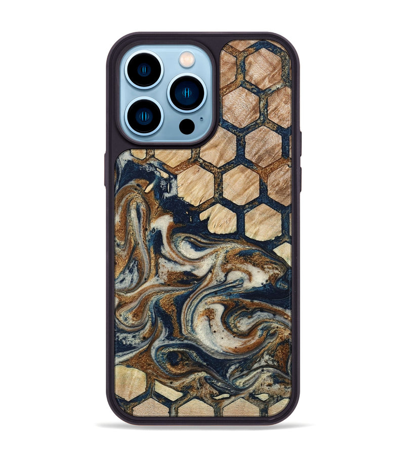 iPhone 14 Pro Max Wood Phone Case - Sofia (Pattern, 798759)