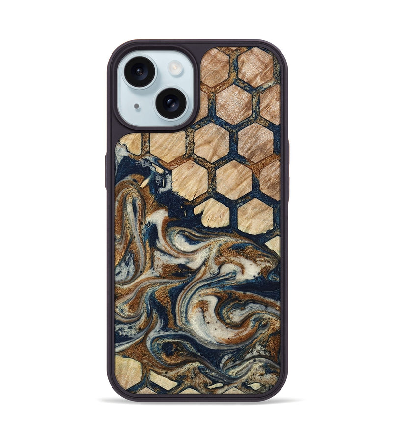 iPhone 15 Wood Phone Case - Sofia (Pattern, 798759)