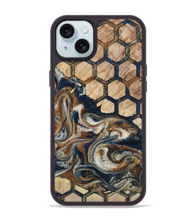 iPhone 15 Plus Wood Phone Case - Sofia (Pattern, 798759)