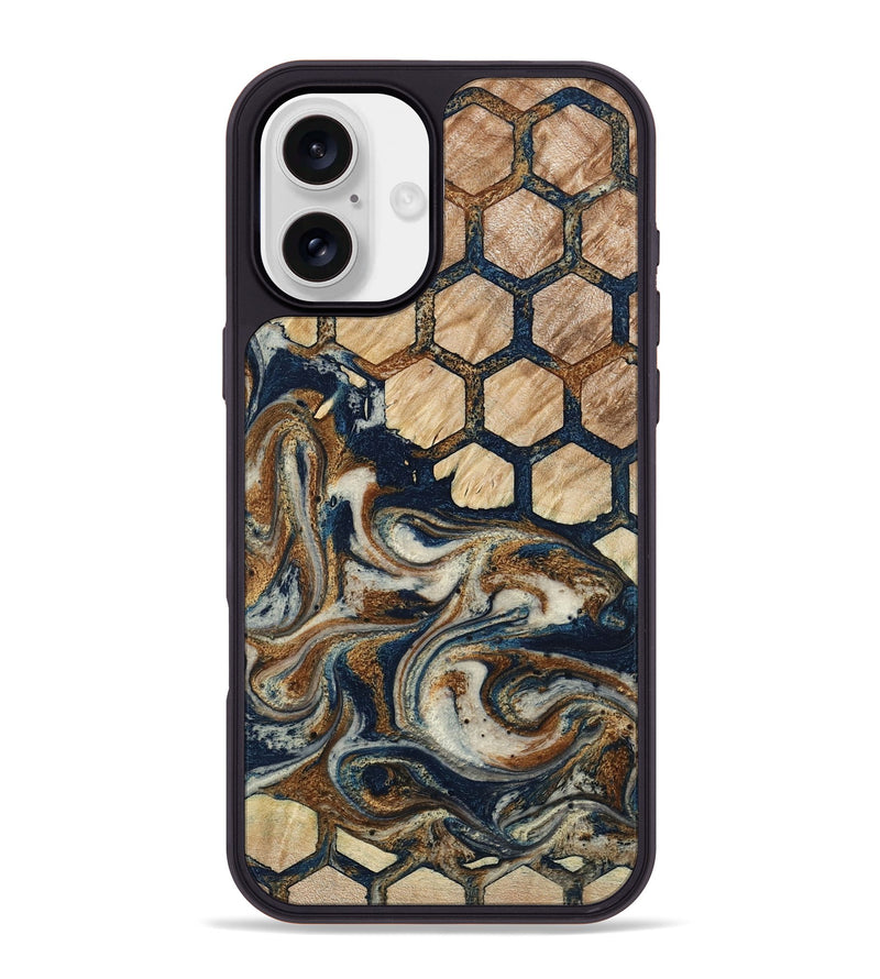 iPhone 16 Plus Wood Phone Case - Sofia (Pattern, 798759)