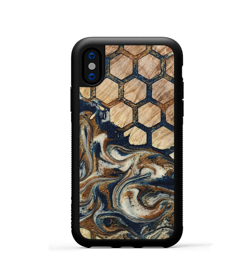 iPhone Xs Wood Phone Case - Sofia (Pattern, 798759)