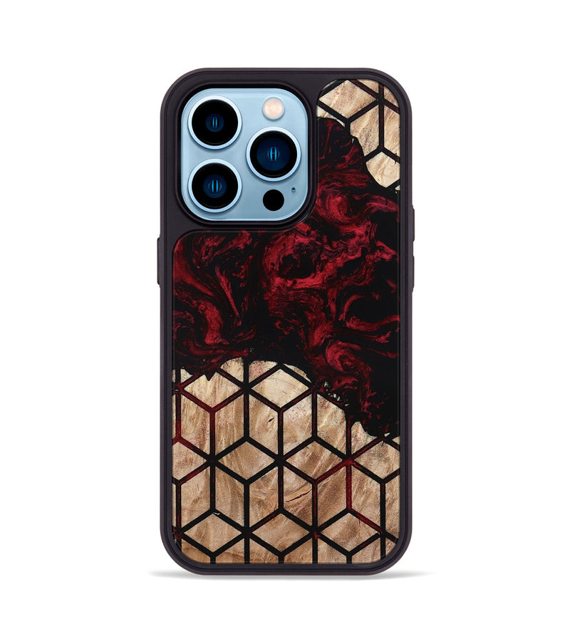 iPhone 14 Pro Wood Phone Case - Jody (Pattern, 798762)