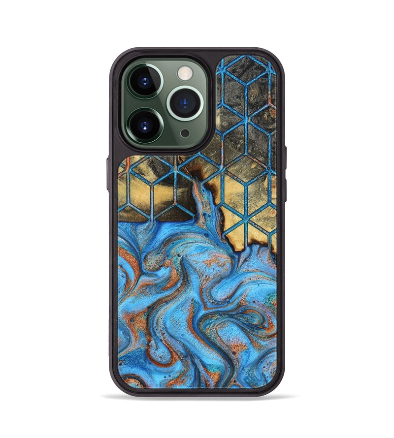 iPhone 13 Pro Wood Phone Case - Robbie (Pattern, 798763)