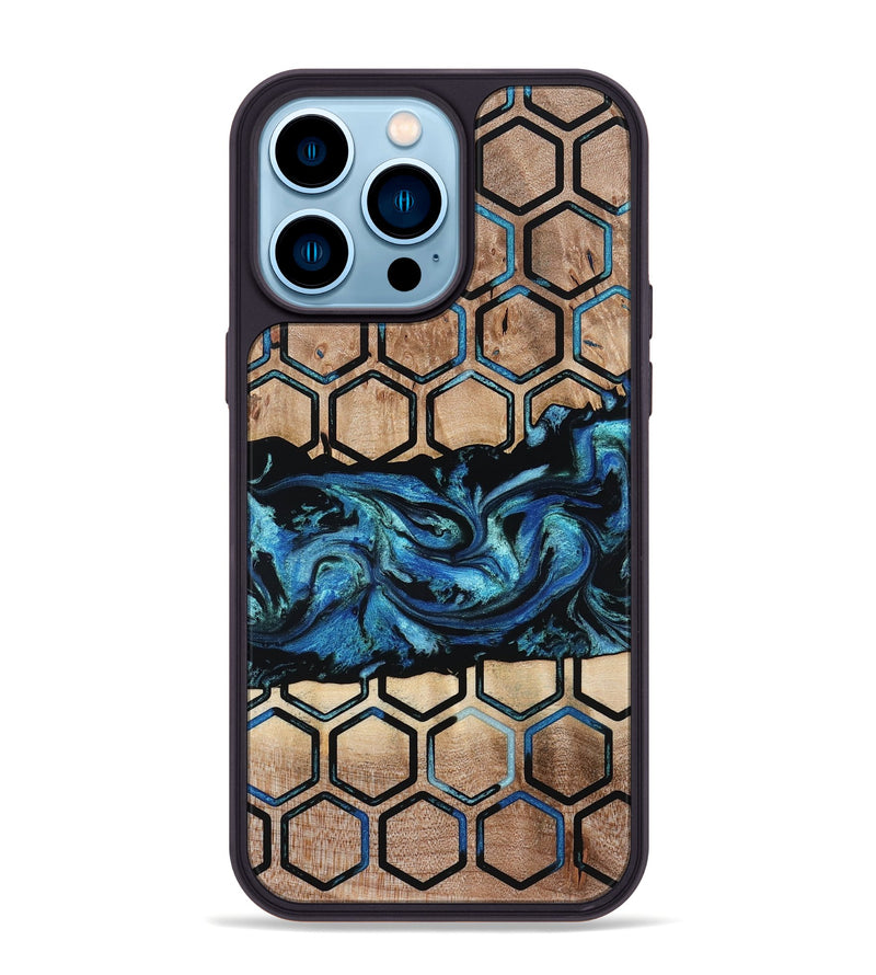 iPhone 14 Pro Max Wood Phone Case - Neveah (Pattern, 798766)