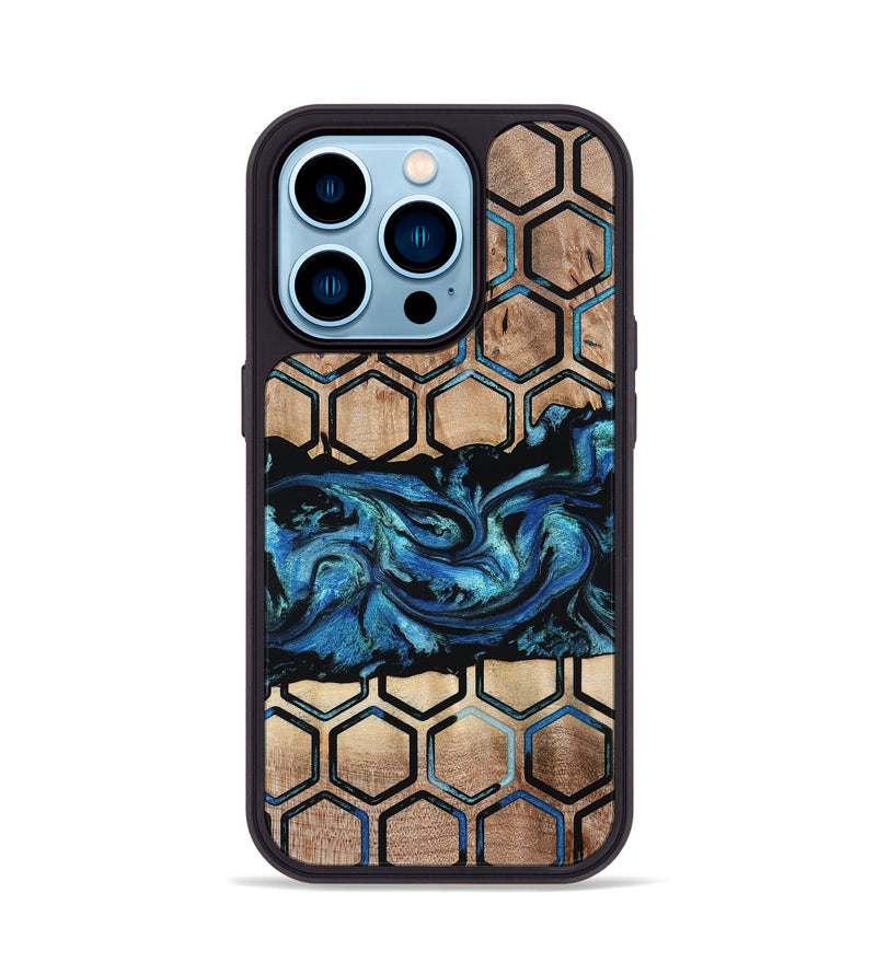 iPhone 14 Pro Wood Phone Case - Neveah (Pattern, 798766)