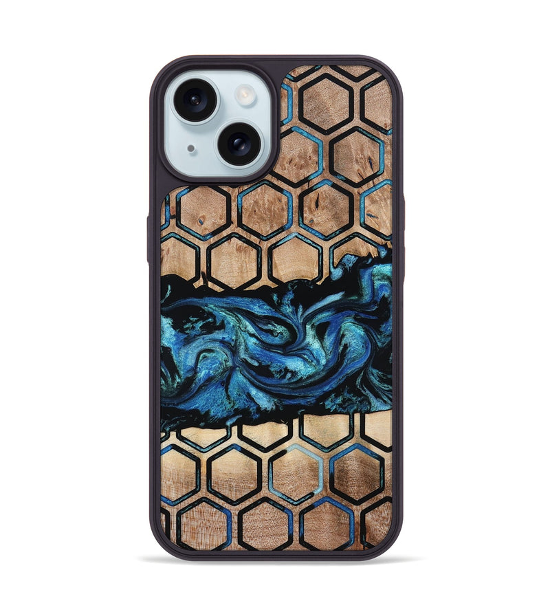 iPhone 15 Wood Phone Case - Neveah (Pattern, 798766)