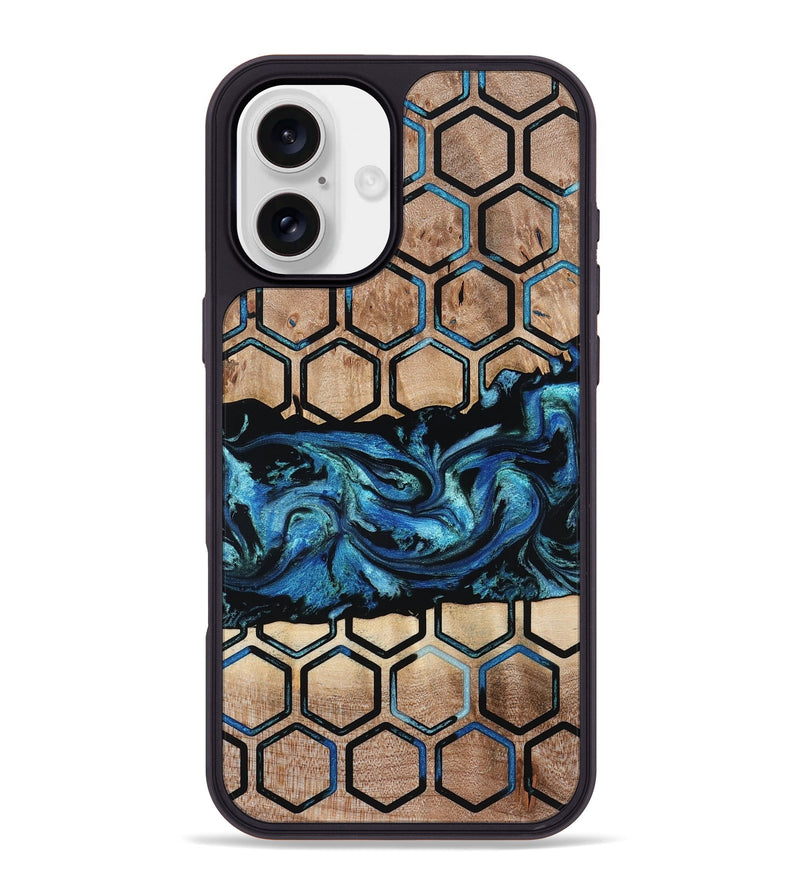 iPhone 16 Plus Wood Phone Case - Neveah (Pattern, 798766)