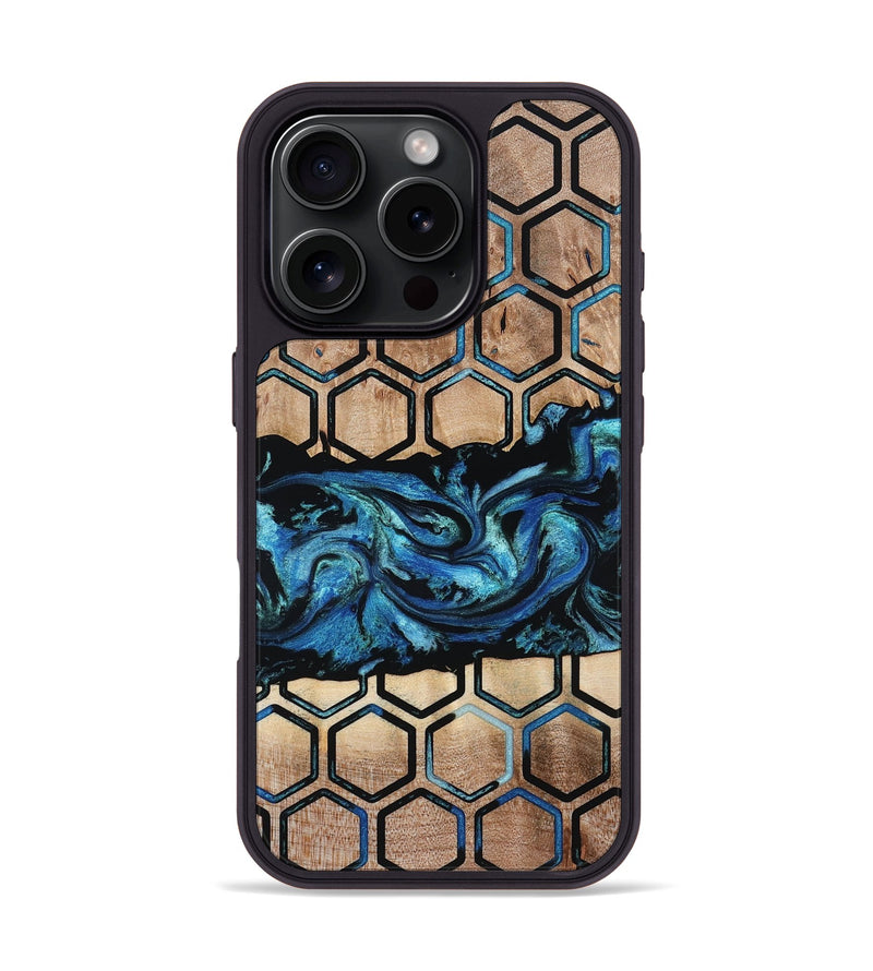 iPhone 16 Pro Wood Phone Case - Neveah (Pattern, 798766)