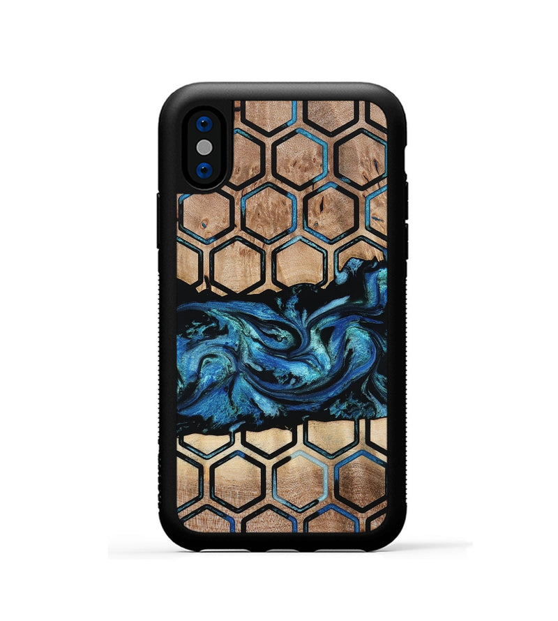 iPhone Xs Wood Phone Case - Neveah (Pattern, 798766)