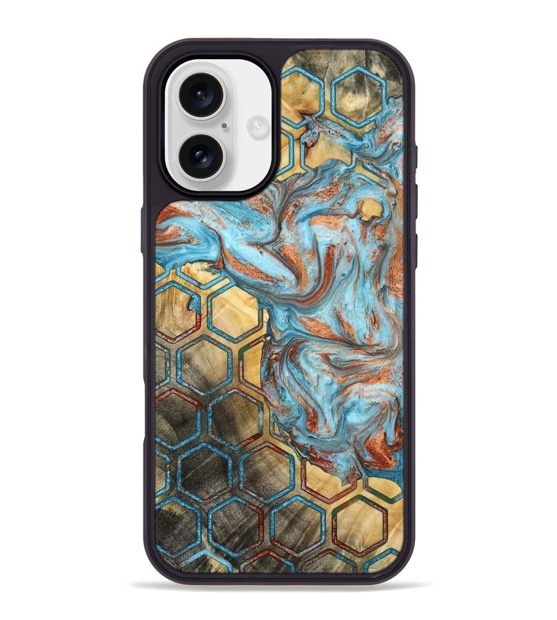 iPhone 16 Plus Wood Phone Case - Arlet (Pattern, 798768)