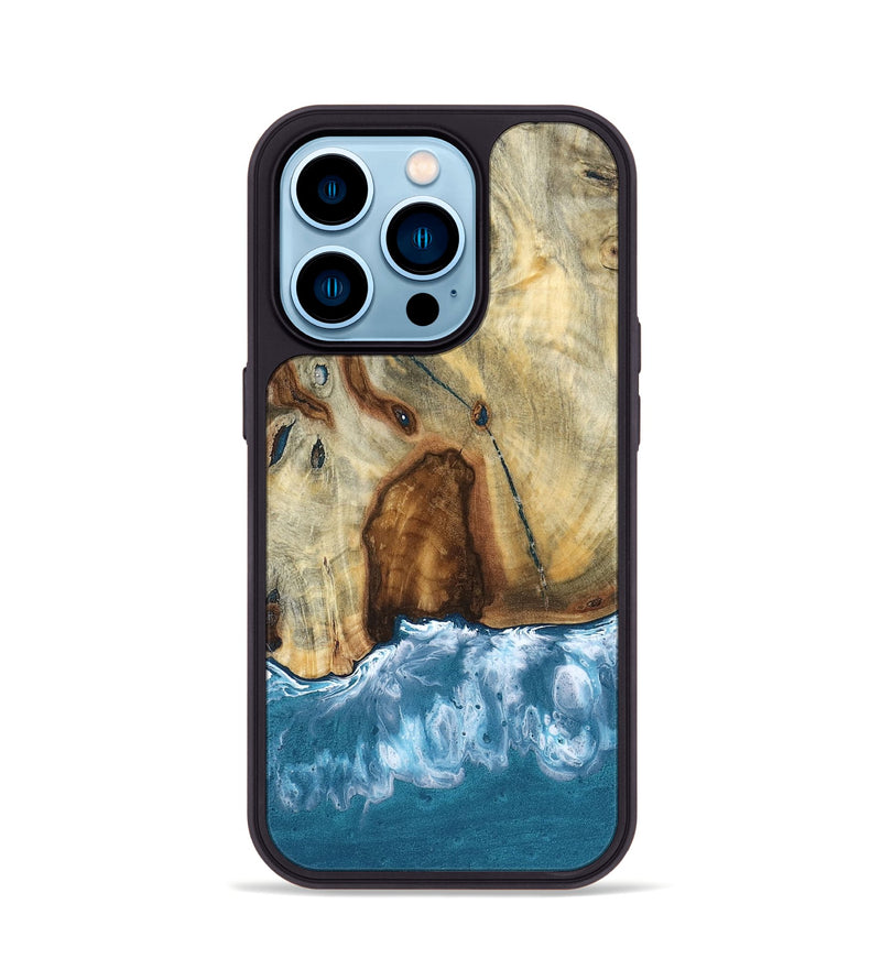 iPhone 14 Pro Wood Phone Case - Marina (Coastal, 798808)