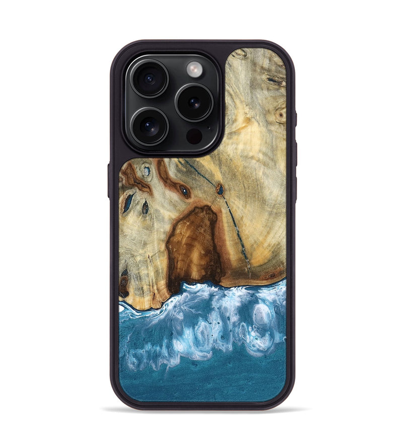 iPhone 15 Pro Wood Phone Case - Marina (Coastal, 798808)