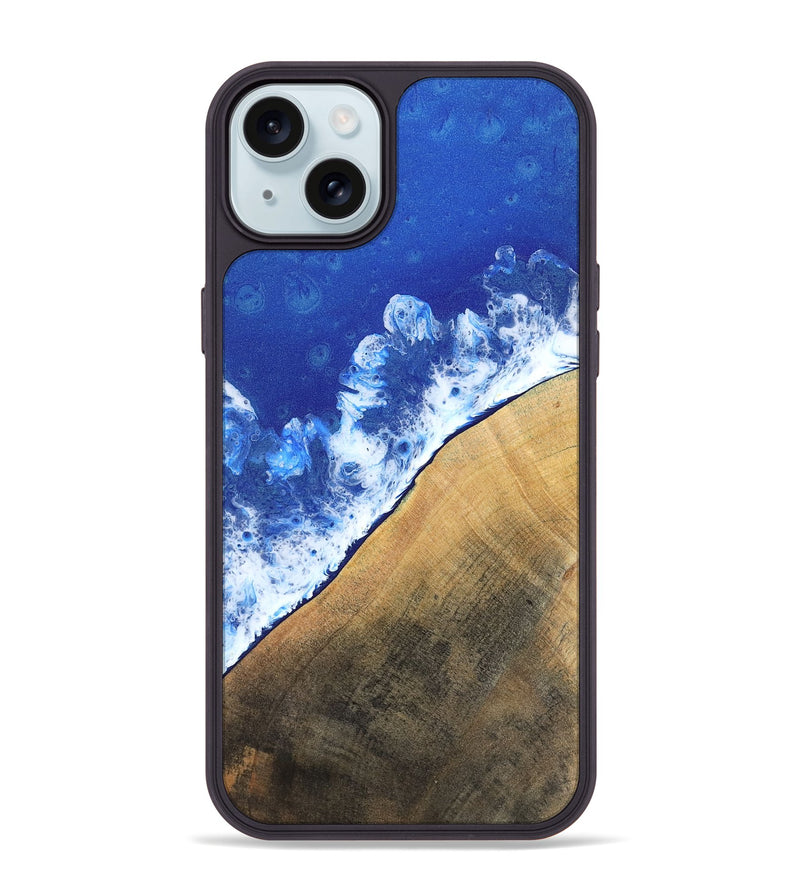 iPhone 15 Plus Wood Phone Case - Mitchel (Coastal, 798810)