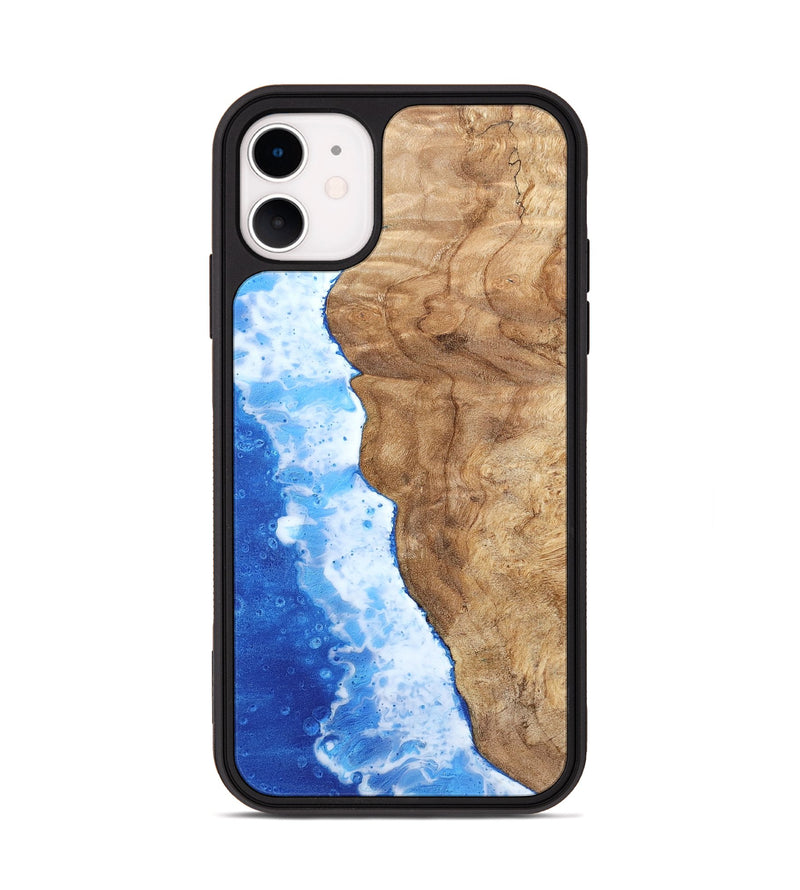 iPhone 11 Wood Phone Case - Iris (Coastal, 798830)