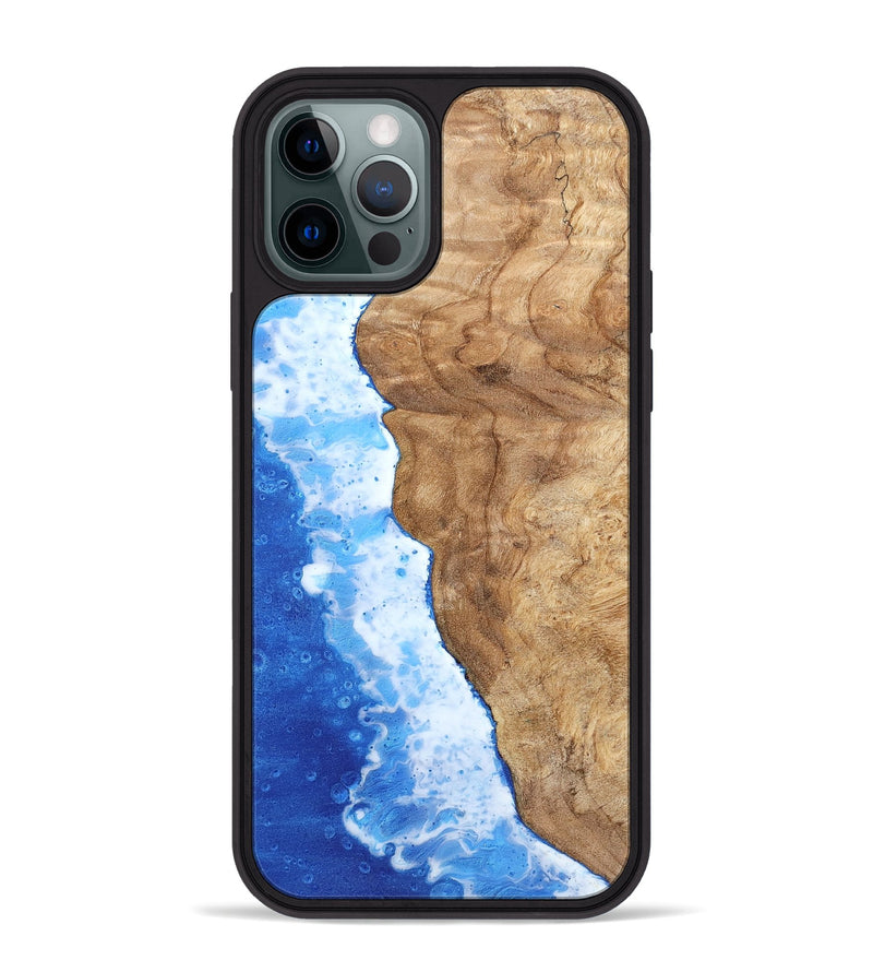 iPhone 12 Pro Max Wood Phone Case - Iris (Coastal, 798830)