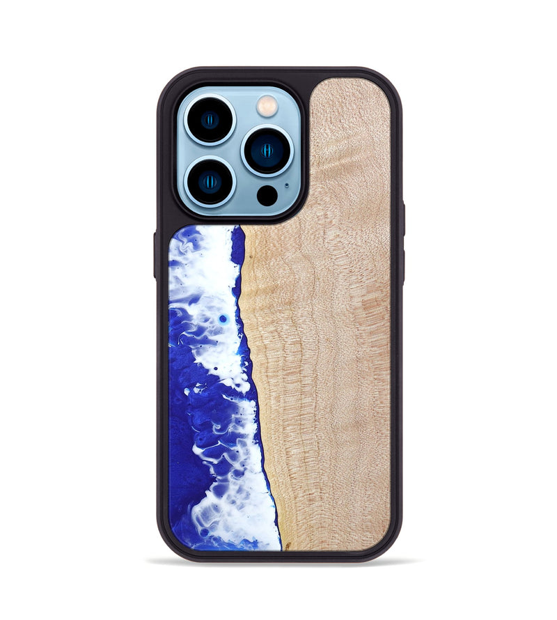 iPhone 14 Pro Wood Phone Case - Lilly (Coastal, 798855)