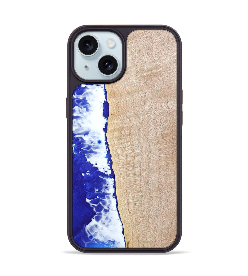iPhone 15 Wood Phone Case - Lilly (Coastal, 798855)