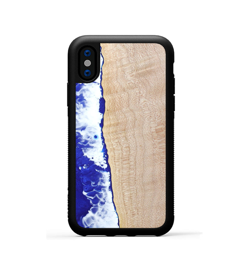 iPhone Xs Wood Phone Case - Lilly (Coastal, 798855)