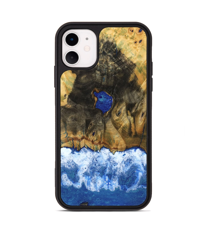 iPhone 11 Wood Phone Case - Carmine (Coastal, 798859)