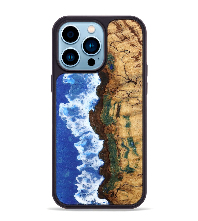 iPhone 14 Pro Max Wood Phone Case - Yazmin (Coastal, 798873)