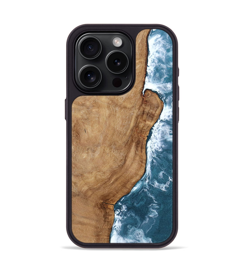 iPhone 15 Pro Wood Phone Case - Kamiyah (Coastal, 798874)