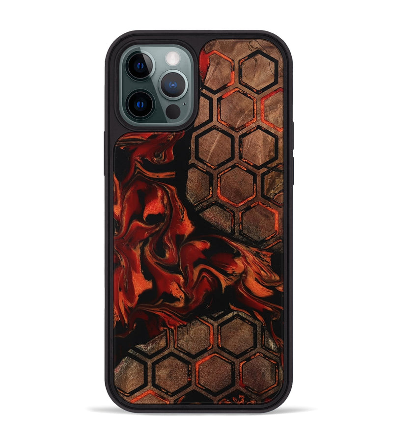 iPhone 12 Pro Max Wood Phone Case - Meda (Pattern, 798881)