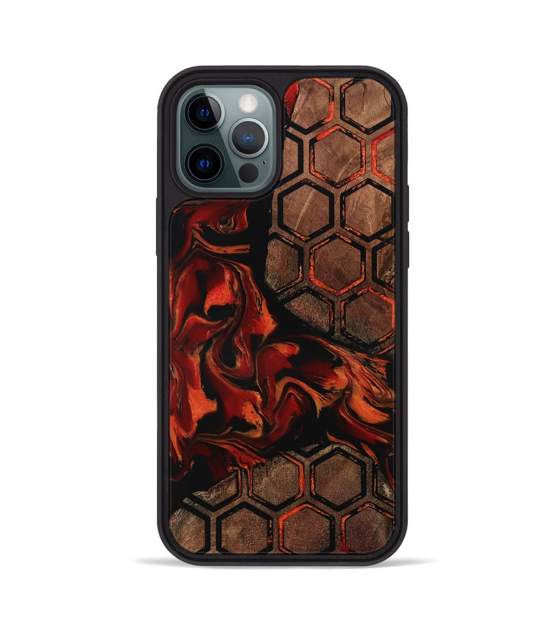 iPhone 12 Pro Wood Phone Case - Meda (Pattern, 798881)