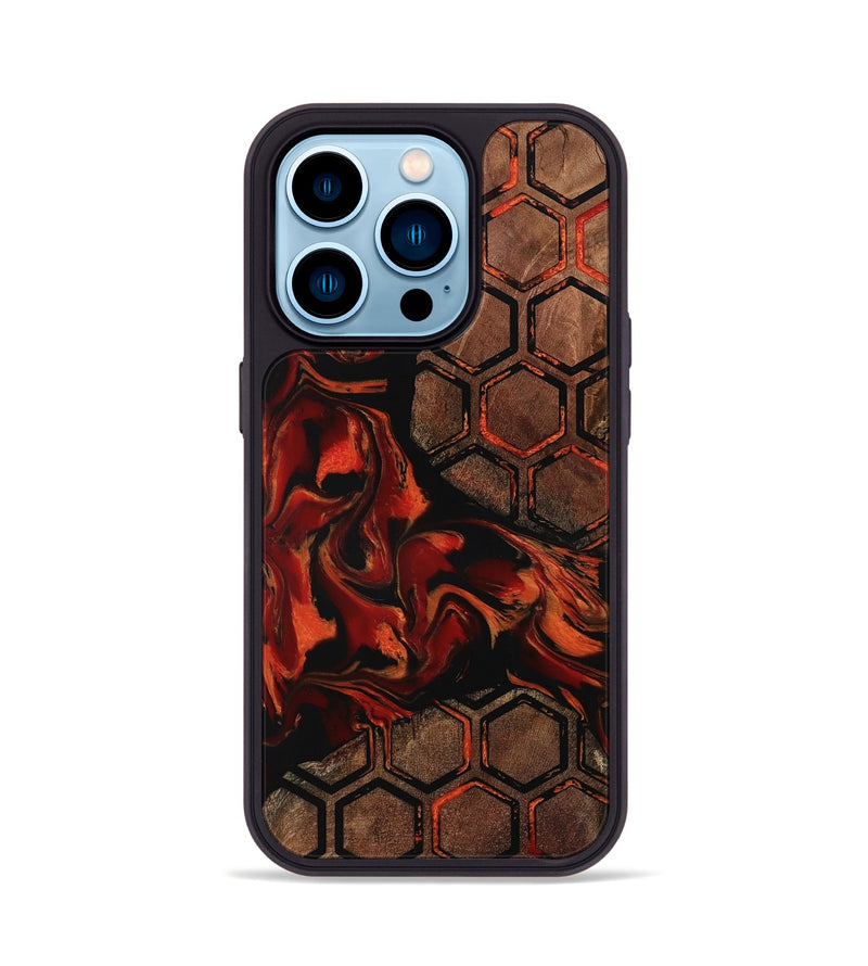 iPhone 14 Pro Wood Phone Case - Meda (Pattern, 798881)