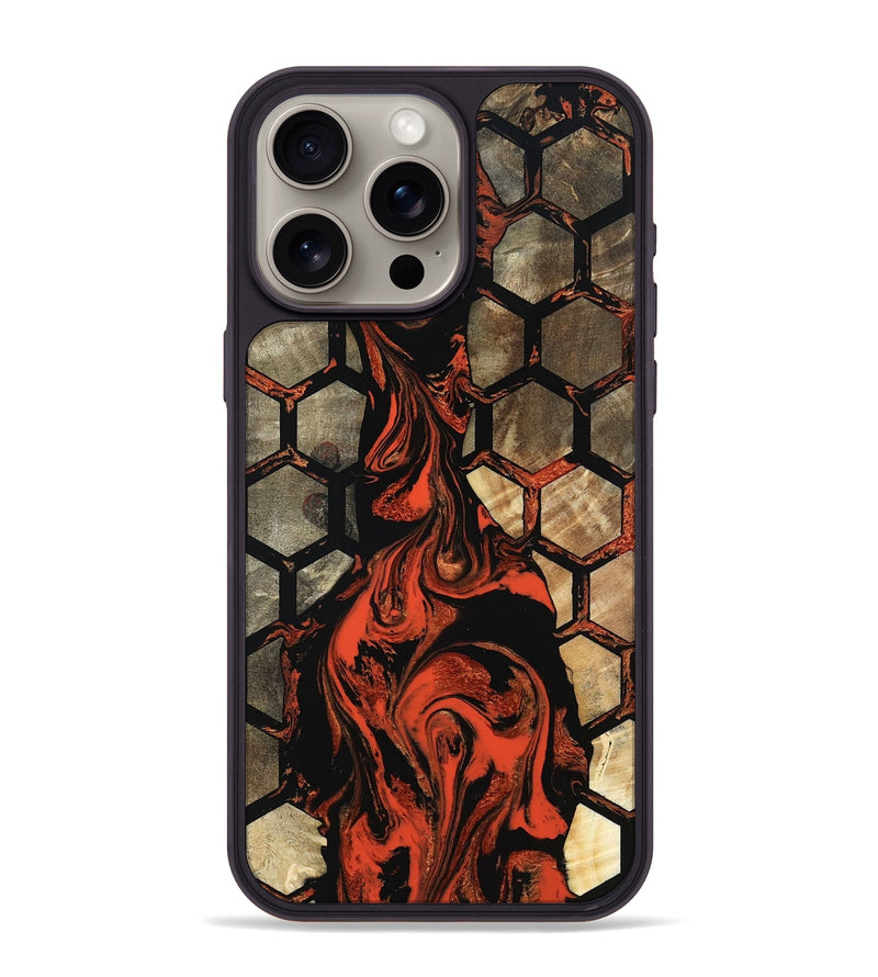 iPhone 15 Pro Max Wood Phone Case - Amari (Pattern, 798886)