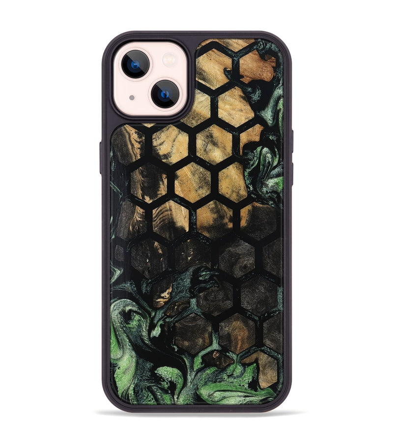 iPhone 14 Plus Wood Phone Case - Newt (Pattern, 798888)