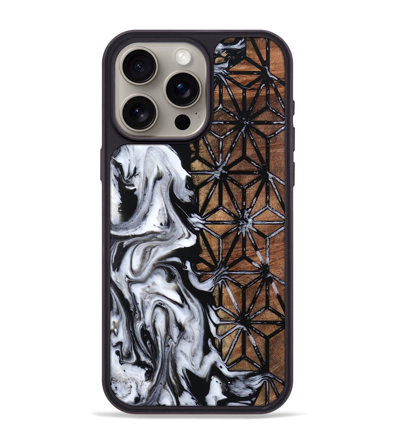 iPhone 15 Pro Max Wood Phone Case - Lizette (Pattern, 798890)