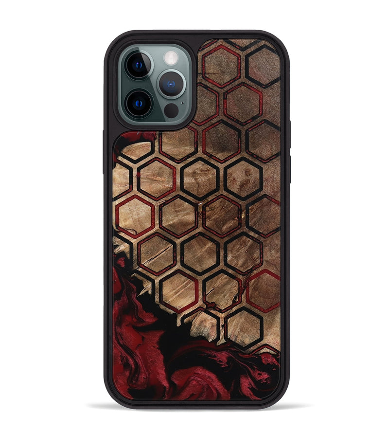 iPhone 12 Pro Max Wood Phone Case - Trisha (Pattern, 798899)