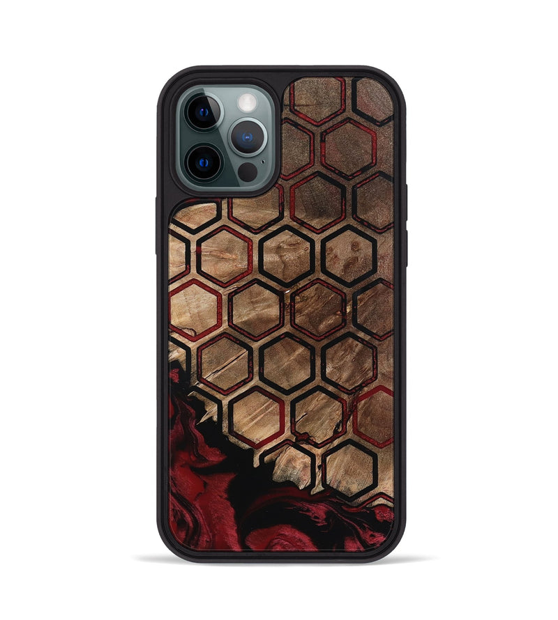 iPhone 12 Pro Wood Phone Case - Trisha (Pattern, 798899)