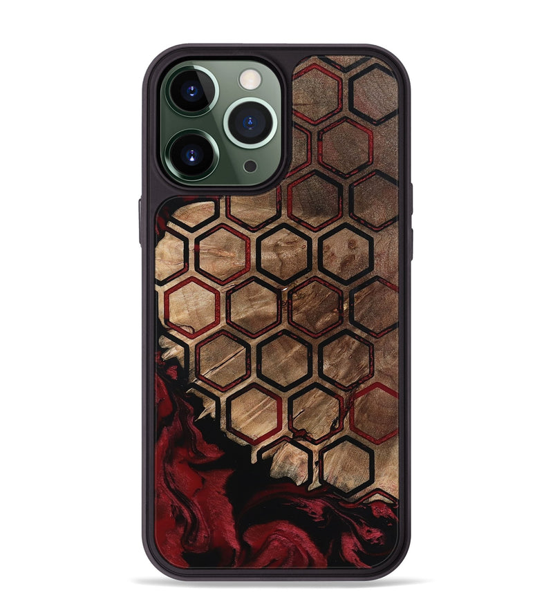 iPhone 13 Pro Max Wood Phone Case - Trisha (Pattern, 798899)